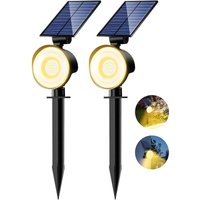 FOREHILL Solar-Gartenleuchten für den Außenbereich, 2er-Pack leistungsstarke 53-LED-Solar-Gartenleuchten/3 Modi, wasserdichte, verstellbare FOREHILL Solar-Gartenleuchten für den Außenbereich, 2er-Pack leistungsstarke 53-LED-Solar-Gartenleuchten/3 Modi, wasserdichte, verstellbare von FOREHILL