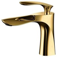 FOREHILL Waschtischarmatur, Messing-Finish, Goldchrom-Finish, Waschtischarmatur (mit Schlauch) von FOREHILL