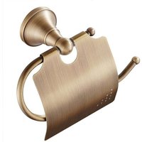 FOREHILL Werbe-Toilettenpapierhalter – Retro-Toilettenpapierhalter mit Messingdeckel, Wandrollenhalter von FOREHILL