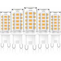 G9-Maiskolbenlampe, warmweiß, 220 V, 33 LEDs, 3 W, warmweißes Licht (3000 K), 5 Stück von FOREHILL