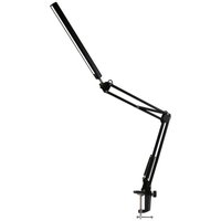 Langarm-LED-Schreibtischlampe mit klappbarem Leseclip, 12 W – Schwarz von FOREHILL