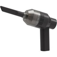 Mini-Akku-Staubsauger mit Tastatur (Schwarz, eingebauter 18-W-Staubsauger, 2000-mAh-Akku) von FOREHILL
