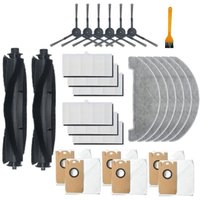 Staubbeutel für Hauptbürste, Wischtuch, Seitenbürste, HEPA-Filter und Staubsaugerzubehör von FOREHILL