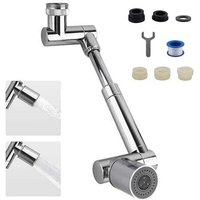 Universal 1440° Wasserhahnverlängerung, 2 Wasserauslassmodi, Multifunktions-Küchenarmatur, Spritzschutzfilter, schwenkbare Wasserhahnverlängerung für Universal 1440° Wasserhahnverlängerung, 2 Wasserauslassmodi, Multifunktions-Küchenarmatur, Spritzschutzfilter, schwenkbare Wasserhahnverlängerung für von FOREHILL