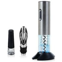 Wiederaufladbarer elektrischer Korkenzieher aus Edelstahl mit USB-Ladeanschluss – kleiner tragbarer Folienschneider – Flaschenöffner mit Wiederaufladbarer elektrischer Korkenzieher aus Edelstahl mit USB-Ladeanschluss – kleiner tragbarer Folienschneider – Flaschenöffner mit von FOREHILL