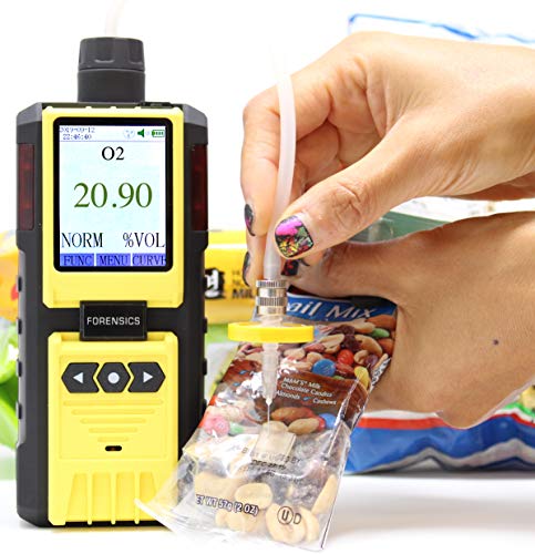 FORENSICS DETECTORS FD Oxygen Analyzer for Headspace Analysis by FORENSICS | 0-30% with 0.01ppm resolution | USB Recharge | Computer Data Logging | USA NIST traceable calibration | von FORENSICS DETECTORS FD