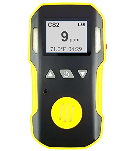 Forensics Kohlenstoffdisulfid-Gasdetektor (CS2) von Forensics, NIST-Kalibrierung und Zertifikat, staub- und explosionsgeschützt, USB-Aufladung, Ton-, Licht- und Vibrationsalarm, 0–100 ppm CS2 von FORENSICS DETECTORS FD