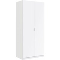 Fores Habitat S.l.u. - Kleiderschrank 2 Türen 2 Schubladen Cm. 81 x 52 x 180 h Weiß Fores Habitat S.l.u. - Kleiderschrank 2 Türen 2 Schubladen Cm. 81 x 52 x 180 h Weiß von FORES HABITAT S.L.U.