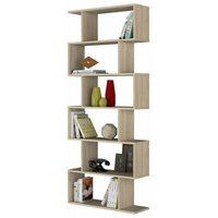 Fores Habitat S.l.u. - Bücherregal Möbel Design gebrochene Eiche cm 80 x 25 x 192 h von FORES HABITAT S.L.U.