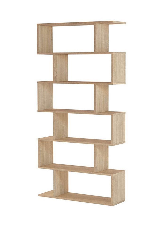 FORES HABITAT Bücherregal in Kanada-Eiche - 80x192x24 (BxHxT) von FORES HABITAT