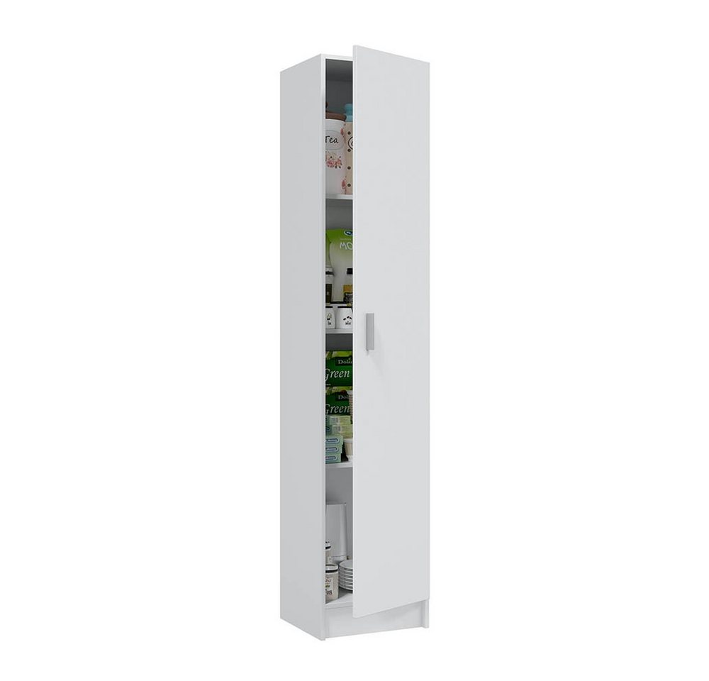 FORES HABITAT Mehrzweckschrank in Weiß - 37x180x37 (BxHxT) von FORES HABITAT