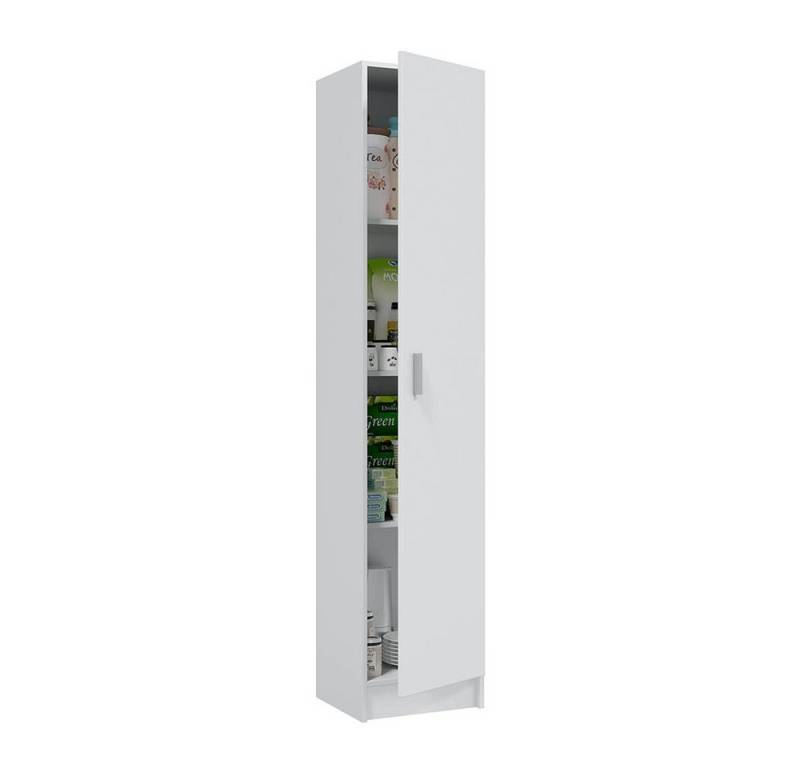 FORES HABITAT Mehrzweckschrank in Weiß - 37x180x37 (BxHxT) von FORES HABITAT