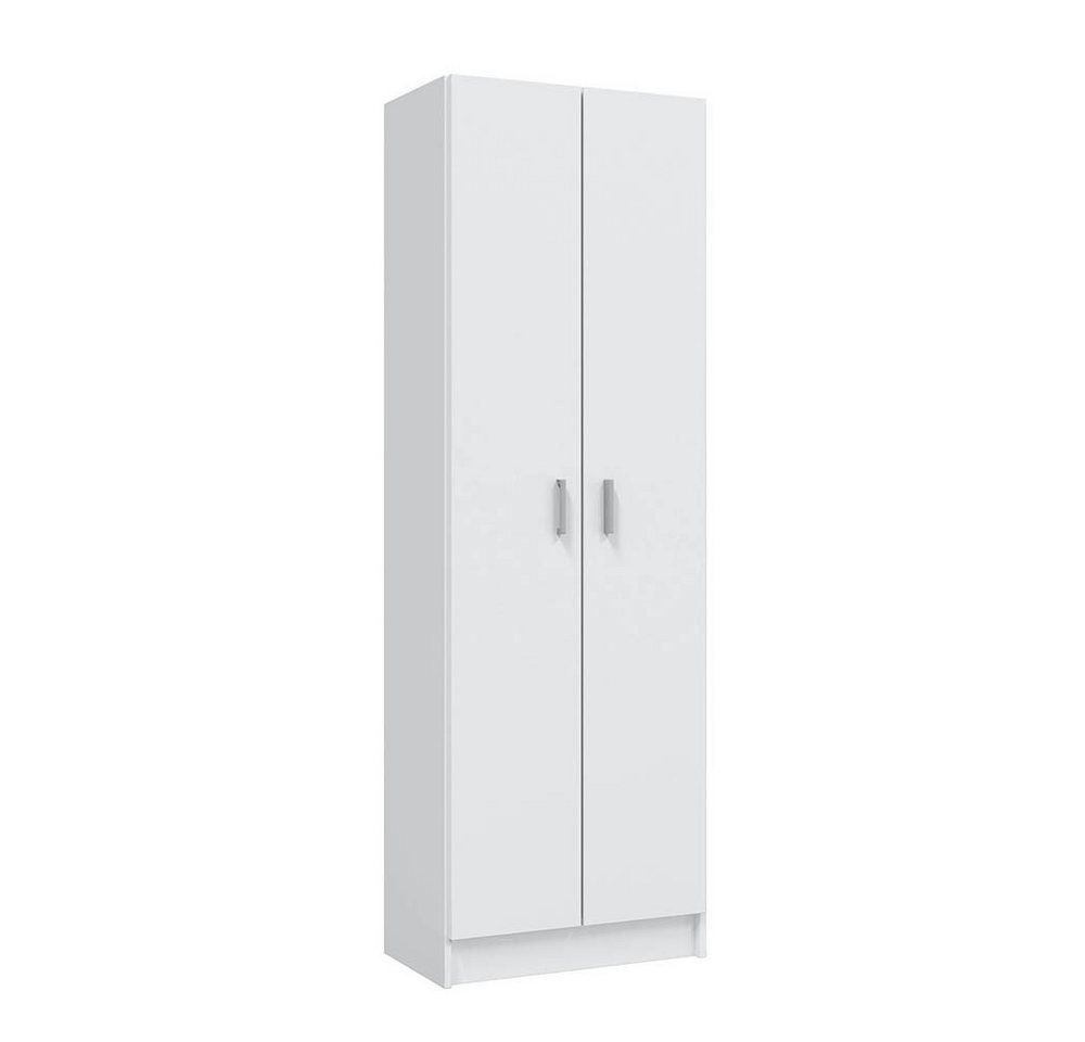 FORES HABITAT Mehrzweckschrank in Weiß - 59x180x37 (BxHxT) von FORES HABITAT