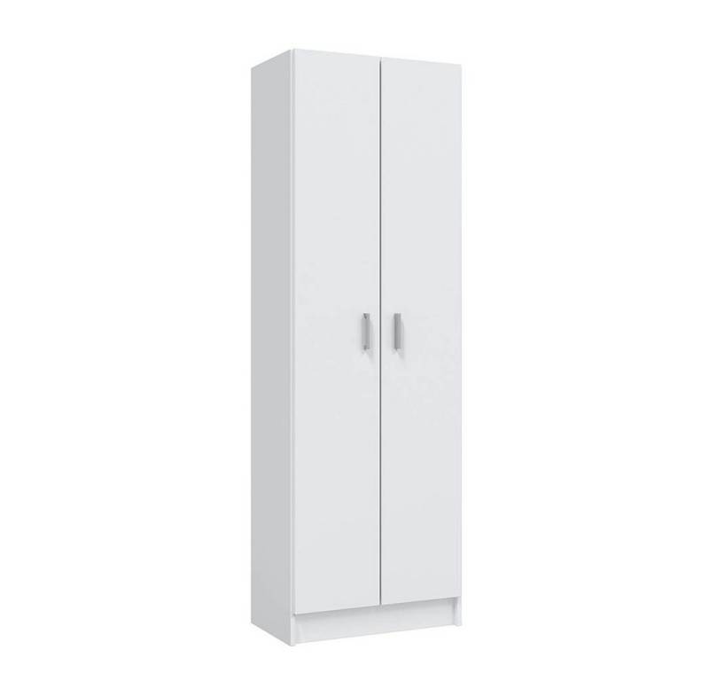 FORES HABITAT Mehrzweckschrank in Weiß - 59x180x37 (BxHxT) von FORES HABITAT
