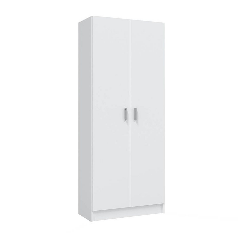 FORES HABITAT Mehrzweckschrank in Weiß - 73x180x37 (BxHxT) von FORES HABITAT