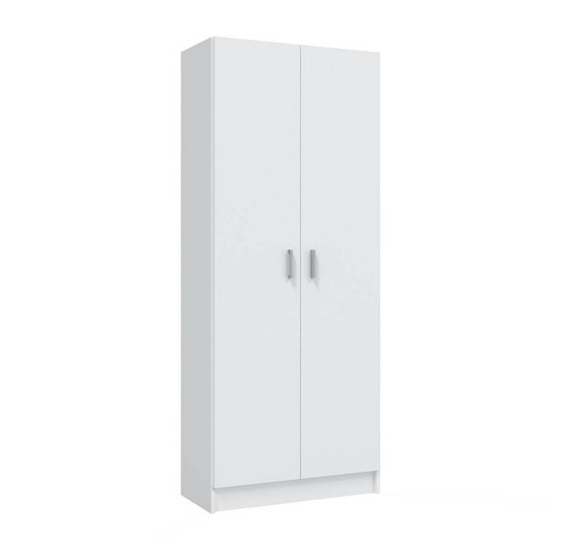 FORES HABITAT Mehrzweckschrank in Weiß - 73x180x37 (BxHxT) von FORES HABITAT