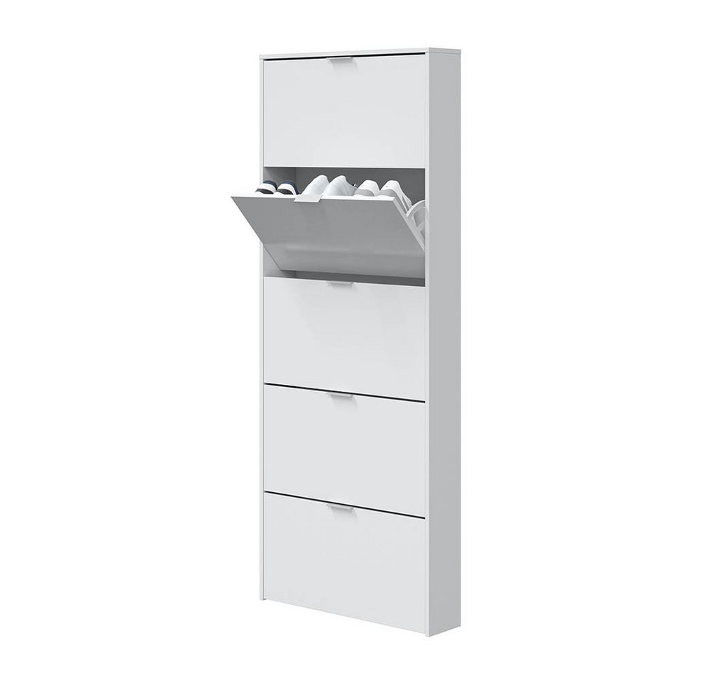 FORES HABITAT Schuhkipper in weiß glänzend - 70x180x17 (BxHxT) von FORES HABITAT