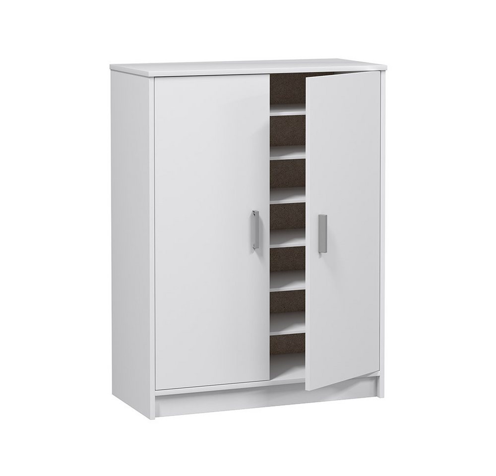 FORES HABITAT Schuhschrank in Weiß - 75x101x36 (BxHxT) von FORES HABITAT