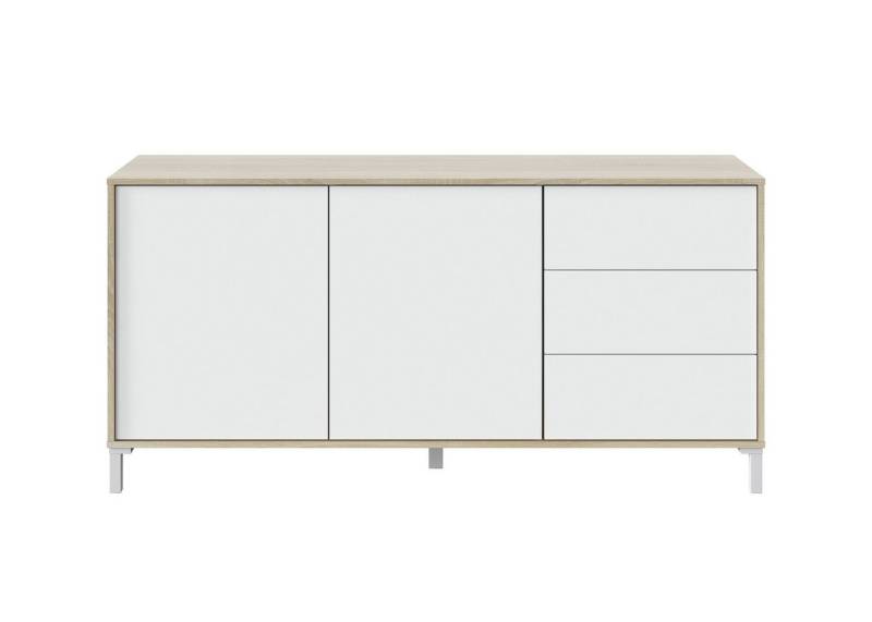 FORES HABITAT Sideboard in Canadian Eiche/Artik White - 154x74x41 (BxHxT) von FORES HABITAT