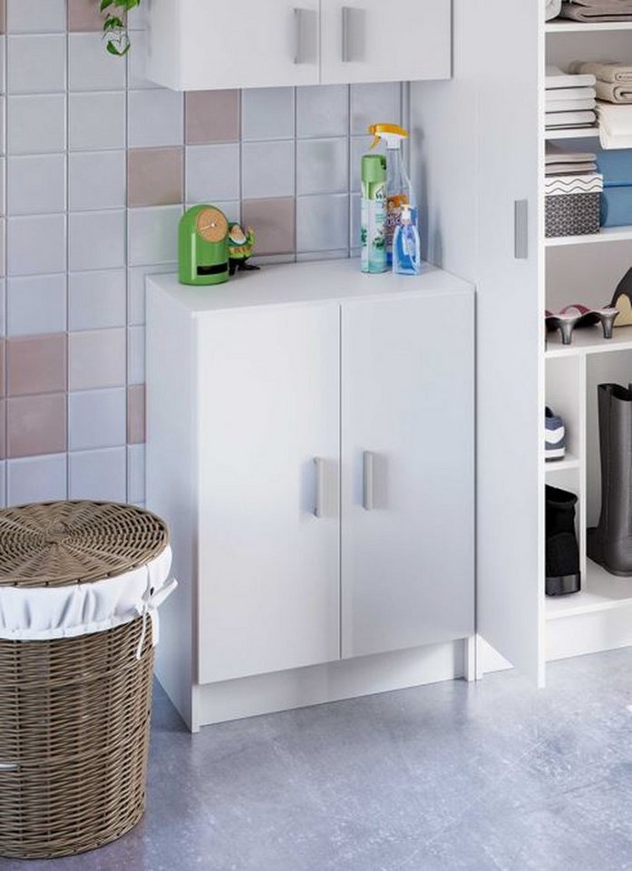 FORES HABITAT Unterschrank in Weiß - 59x80x37 (BxHxT) (1-St) von FORES HABITAT