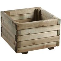Rustica Kiefer Blumenkasten 40X40Xh27Cm Forest Style von FOREST STYLE