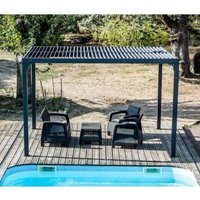 Bioklimatische Metall-Pergola 300x360 cm von FORESTA