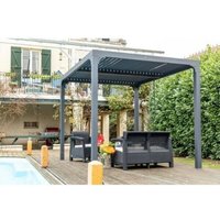 Foresta - Bioklimatische Metall-Pergola 300x240 cm von FORESTA