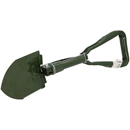 FORESTER 7192 Klappspaten Faltschaufel Länge 480 mm Metall Aufbewahrungstasche von FORESTER