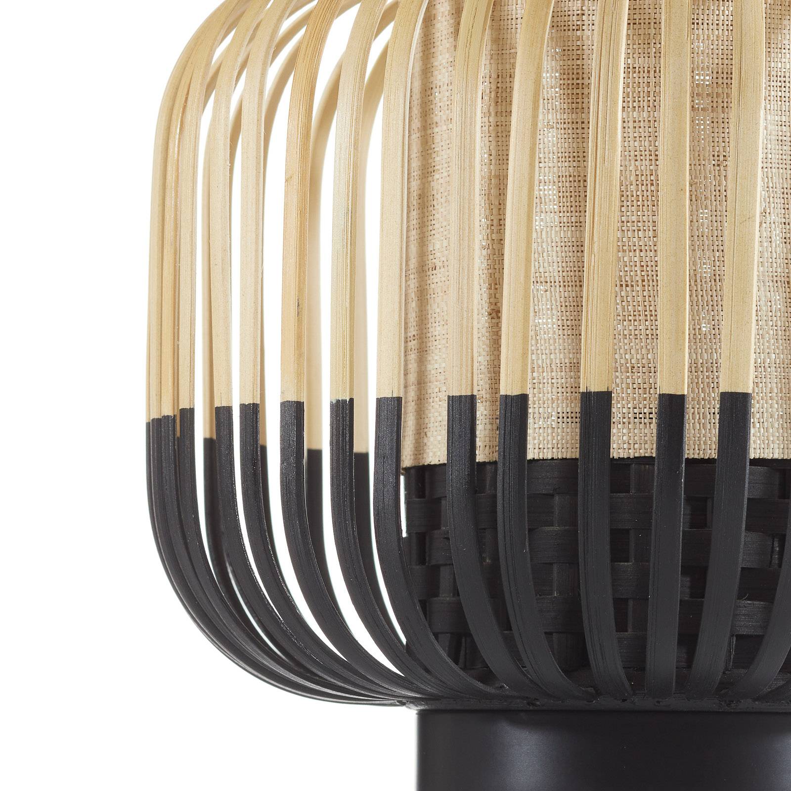 Forestier Bamboo Light S Tischlampe 24 cm schwarz von Forestier