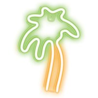 Neon led Zeichen Licht usb led Licht Home Leuchtschild Nachtlicht Palme-Grün/Orange von FOREVER LIGHT