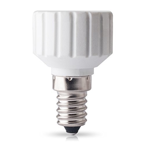 2x E14 auf GU10 Sockel Fassung Adapter LED Lampensockel Lampenfassung 230V für LED Leuchtmittel, Glühbirnen, Halogen Lampen Licht von FOREVER