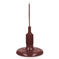 E27 Stylische LED Hängelampe Hängeleuchte Pendelleuchte Lampe 18W 1620lm Braun Neutralweiß inkl. Fassung 1 Meter in Braun von FOREVER