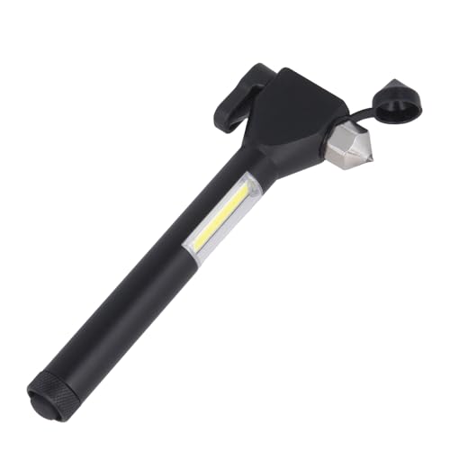 FOREVER Light Taschenlampe LED EMERGENCY Autolampe mit Rettungshammer Gurtschneider gehört in jedes KFZ/LKW, 4 Anwendungen, ideal für Notfälle, Batteriebetrieben von FOREVER