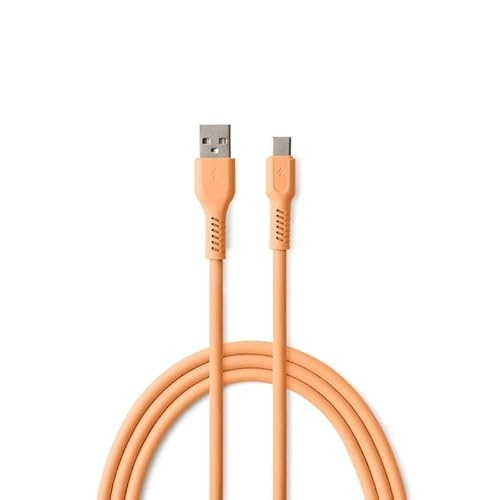Forever Colorum USB auf USB C Kabel 60W Pfirsichfarben - 1,8m Ladekabel USB C USB A für Laden und Datensynchronisation 2.0 480 Mbps - Schnellladekabel USB C auf USB A für Smartphones Tablet und Laptop Forever Colorum USB auf USB C Kabel 60W Pfirsichfarben - 1,8m Ladekabel USB C USB A für Laden und Datensynchronisation 2.0 480 Mbps - Schnellladekabel USB C auf USB A für Smartphones Tablet und Laptop von FOREVER