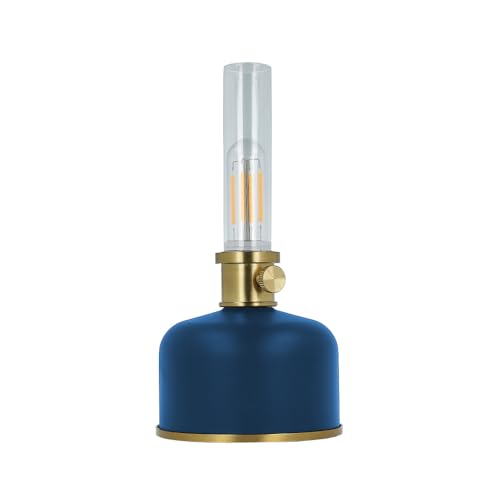 Forever Retro LED Nachttischlampe Blau – Kabellose Tischlampe Vintage mit USB-C Ladefunktion- Stufenlos Dimmbar - Nachttischlampe LED für gemütliches Ambiente - Ideal für Wohn- und Schlafzimmer Forever Retro LED Nachttischlampe Blau – Kabellose Tischlampe Vintage mit USB-C Ladefunktion- Stufenlos Dimmbar - Nachttischlampe LED für gemütliches Ambiente - Ideal für Wohn- und Schlafzimmer von FOREVER
