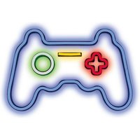 Forever - Light FPNE03X Nachtlicht Neon plexi led gamepad Leuchtschild led Zeichen Mehrfarbig von FOREVER