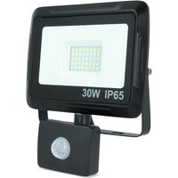 Forever - Proxim led smd Fluter Flutlicht 30W 2400 Lumen ersetzt 148W mit Bewegungsmelder Sensor Glühlampe Scheinwerfer Außenstrahler IP65 Wasserfest von FOREVER