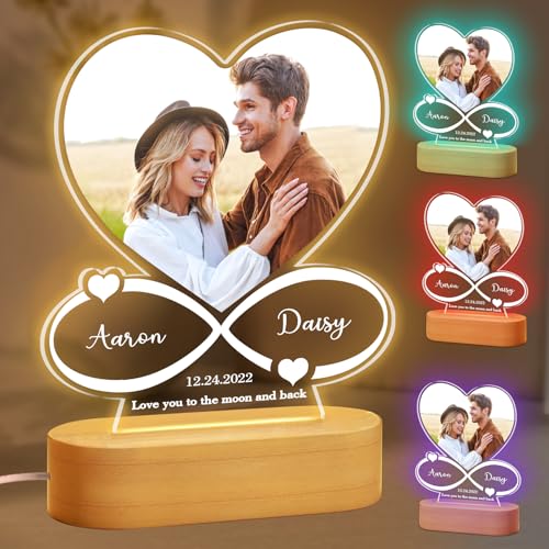 FORHISHER Spotify Glas Personalisiert Fotogeschenke für Freundin Freund Pärchen Jahrestag Geschenk Ideen für Sie Ihn Geburtstag Valentinstag Weihnachtstag Hochzeitstag für Frauen Männer Frau Ehemann von FORHISHER