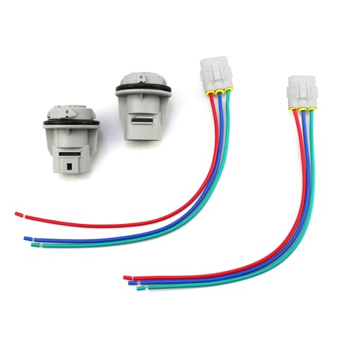 FORLETOR 2 Stück Blinkerstecker für Honda Accord Odyssey Pilot Civic CR-V Crosstour Element 1992-2015 Blinkerstecker mit 3-adrigem Strahl ersetzt 33302-SR3-A01 von FORLETOR