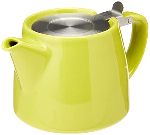 Tea PeopleFORLIFE FST-530-LIM Stump Teekanne, 530 ml, Limette, keramik, lime von Tea People