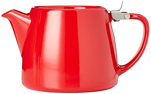 Tea PeopleFORLIFE FST-530-RED Stump Teekanne, 530 ml, Rot, keramik von Tea People