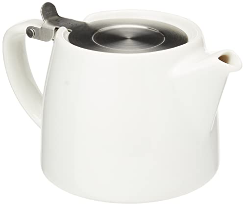 Tea PeopleFORLIFE FST-530-WHT Stump Teekanne, 530 ml, Weiß, keramik von Tea People