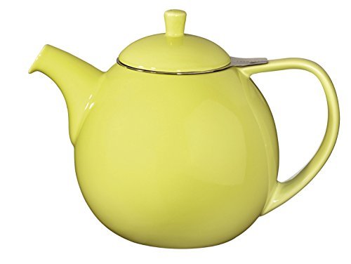 ForLife Teekanne Curve 1,3 l mit Edelstahlsieb, Farbe: Lime von FORLIFE