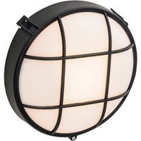 Fond plafón de pared exterior para bombilla E27 en color negro von FORLIGHT