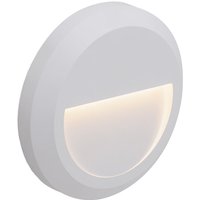 Siram aplique exterior con luz led blanco cálido en color blanco von FORLIGHT