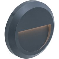 Siram aplique exterior con luz led blanco cálido en color gris urbano von FORLIGHT