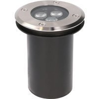 Leds-c4 - bodeneinbauleuchte IP65/IP67 ringo Ø110 mm led 2,7 w 3000 k edelstahl 218 l von LEDS-C4