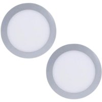 Forlight - Easy Circular - 2 Downlights con led integrado 4000K para iluminar hacia abajo on/off ø22,5cm Color Gris Forlight - Easy Circular - 2 Downlights con led integrado 4000K para iluminar hacia abajo on/off ø22,5cm Color Gris von FORLIGHT