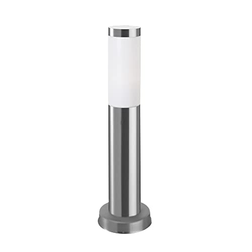 FORLIGHT Koral IP55 Wasserdichte Gartenleuchte für den Außenbereich. Lichtmast für Wege und Pfade. Urban Grey Edelstahl Pollerleuchte 23W. Moderne Laterne Laterne für Wege und Pfade von FORLIGHT