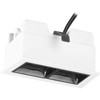 Jim Empotroable Downlight rechteckige doppelte rechteckige led 3000k weiße Aluminium 75x44 mmm - Forlight von FORLIGHT